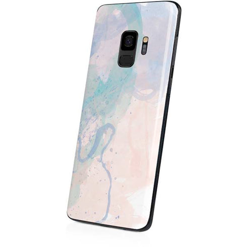 Rose Quartz & Serenity Splatter Galaxy S9 Skin
